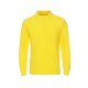 Long sleeved cotton polo shirt